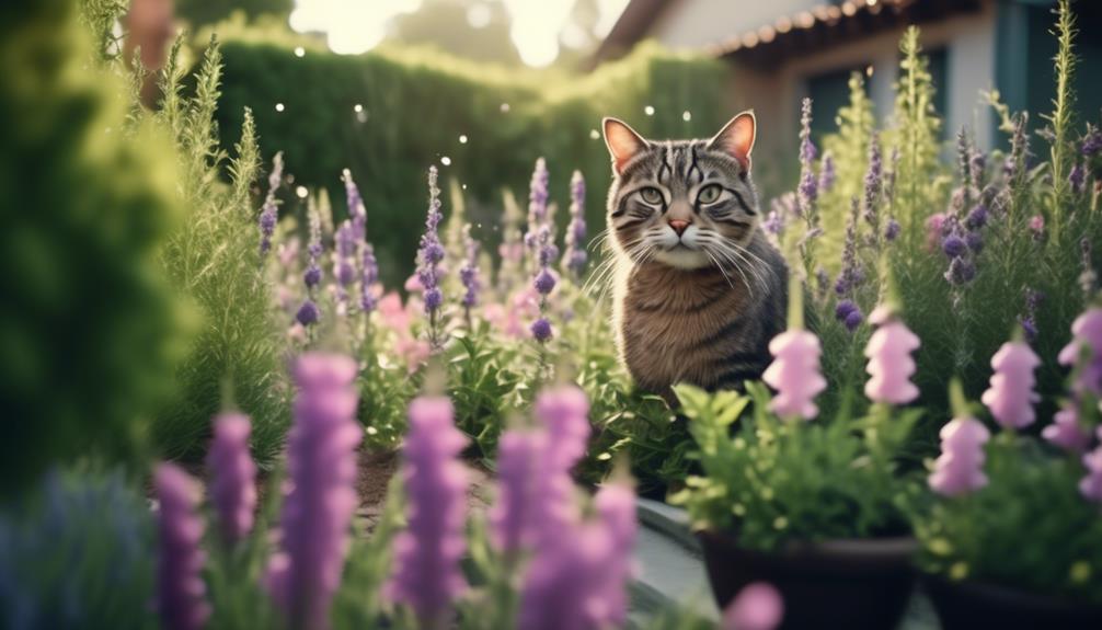 preventing cats with plants